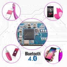 Bluetooth sem fio inteligente sexo vibrador telefone móvel APP BLE módulo placa controlada design &amp; personalizado